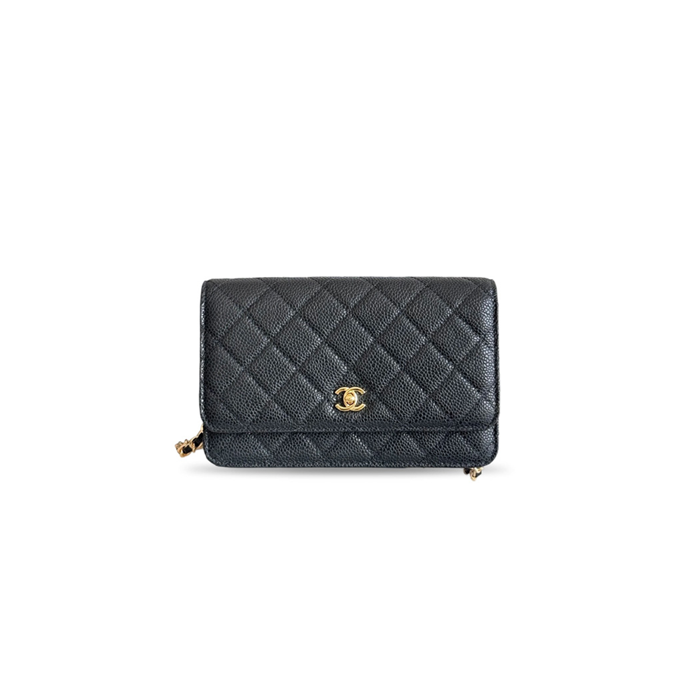 CHANEL CAVIAR QUILTED WALLET ON CHAIN WOC AP4241 (19*12*3cm)